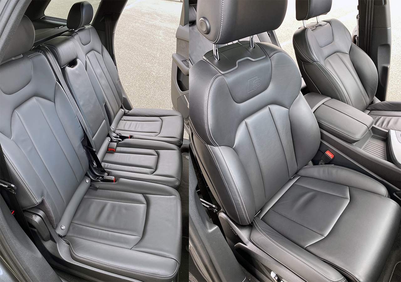 Audi Q7 leather interior